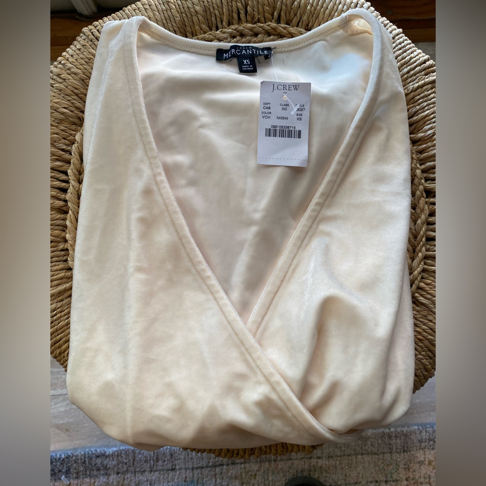 J. Crew Soft Cream Blouse